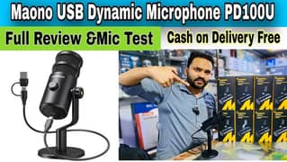 Maono PD100U USB Dynamic Microphone 0