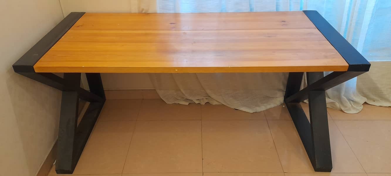 Wooden and Metal Build Gaming Table for sale 0