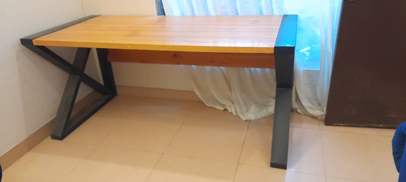 Wooden and Metal Build Gaming Table for sale 1