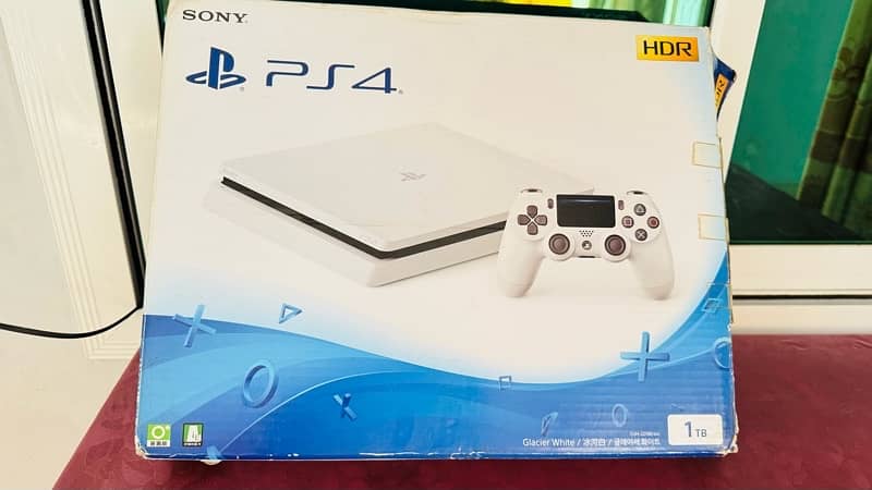 ps4 with box 1tb 10/10 condition 1