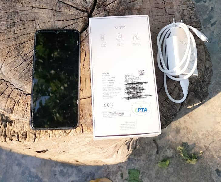 Vivo Y17 4/128 Complete box original chagar 4