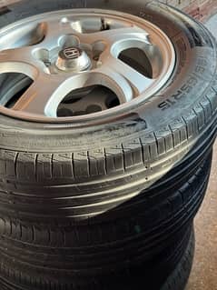 alloy rims 15 inch with tires