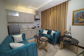 1-Bed Luxury Fully Furnished Flat For Rent Sector C Bahria Town Lahore