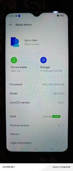 oppo A57 6gb+128gb 0