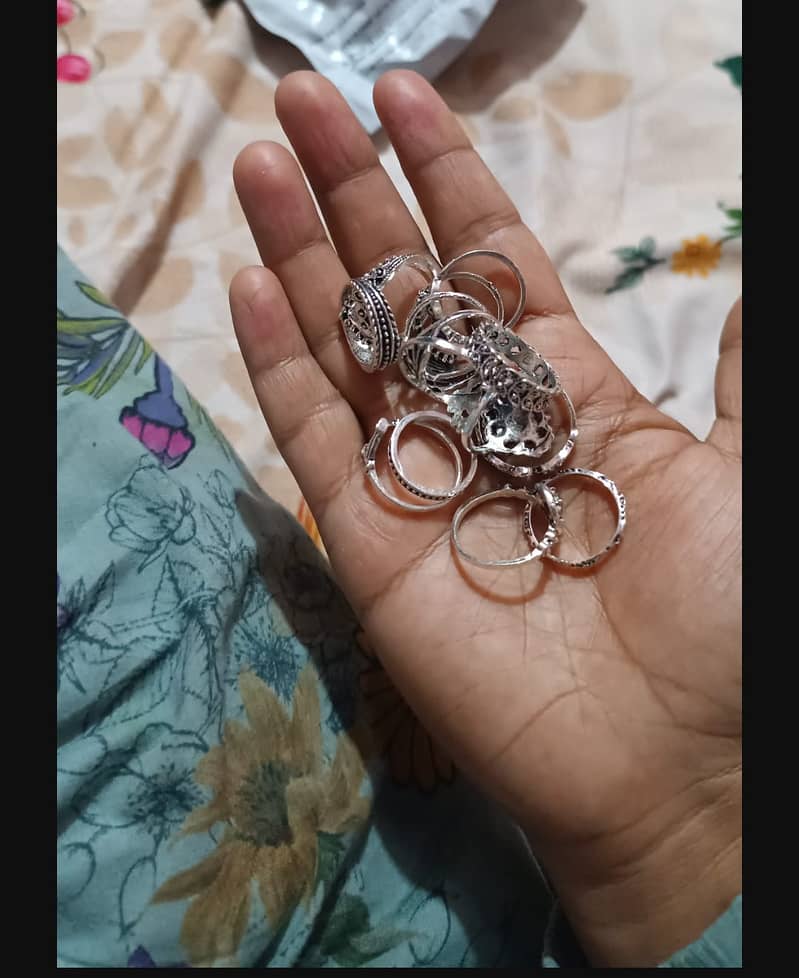 15 Pcs Rings Set For Girls 1