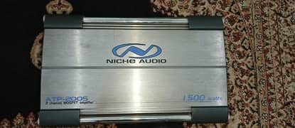 NICHE AUDIO 1500 Watts 2 Channel Car Amplifer.