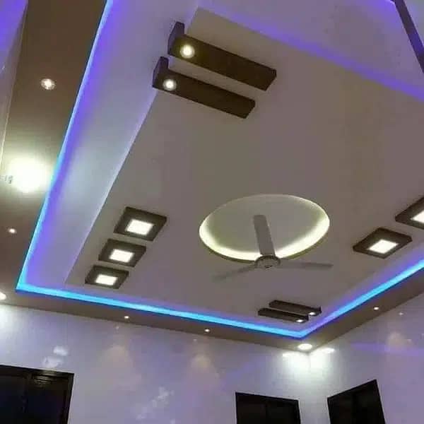 wood polish/ color polish /color/painter/false ceiling work in karach 7