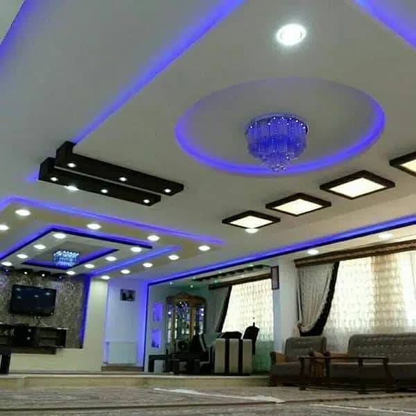 wood polish/ color polish /color/painter/false ceiling work in karach 8