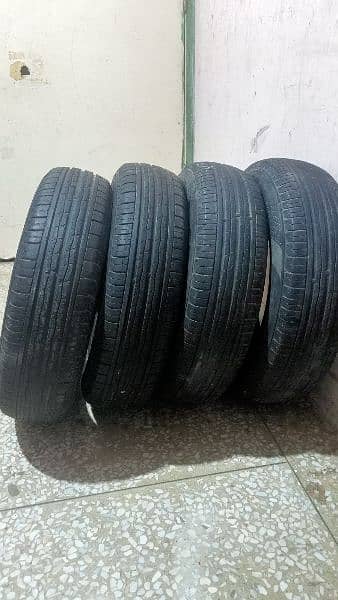 13"Radial Tyres full set in good condition 0