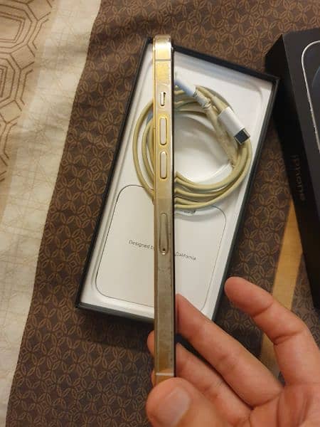 GOLD PLATED IPHONE 12PRO MAX 256GB OFFICIAL PTA APPROVED 2