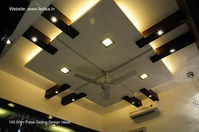 false ceiling, office partition, drywall, gypsum board partition 1