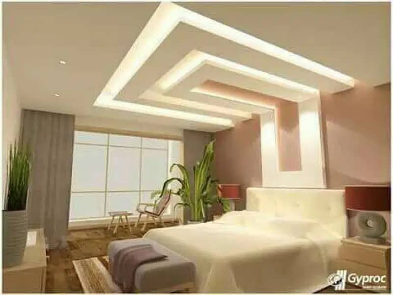 false ceiling, office partition, drywall, gypsum board partition 2