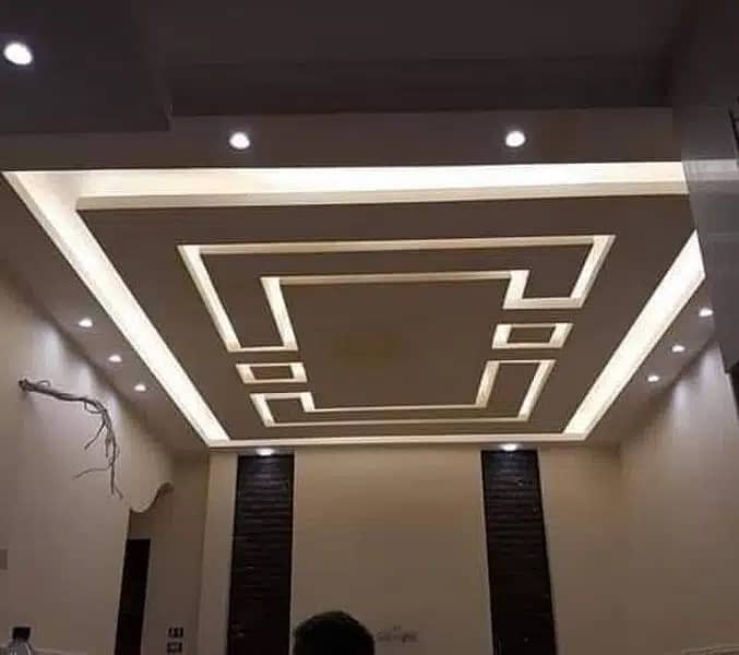 false ceiling, office partition, drywall, gypsum board partition 3