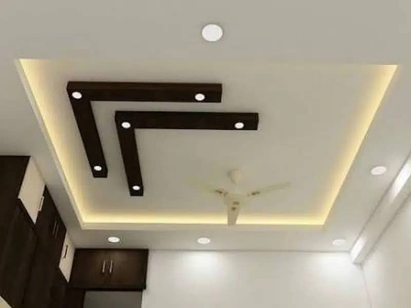 false ceiling, office partition, drywall, gypsum board partition 6