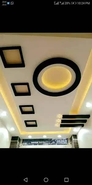 false ceiling, office partition, drywall, gypsum board partition 9