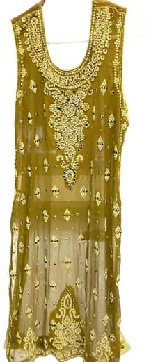 Formal Wear, Gown, Dupatta, Jamawar Shirt and Trouser (inner) 0