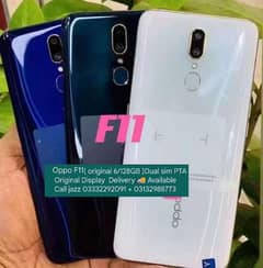 oppo F11 Original 6/128GB Dual sim PTA. . . call  03332292091+03132988773 0