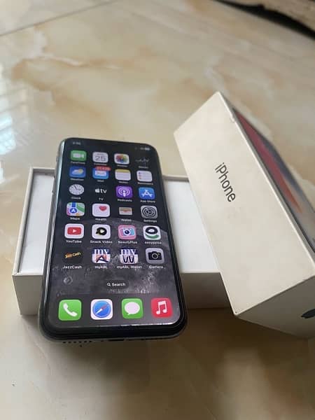 iphone X pta aproved with box 0