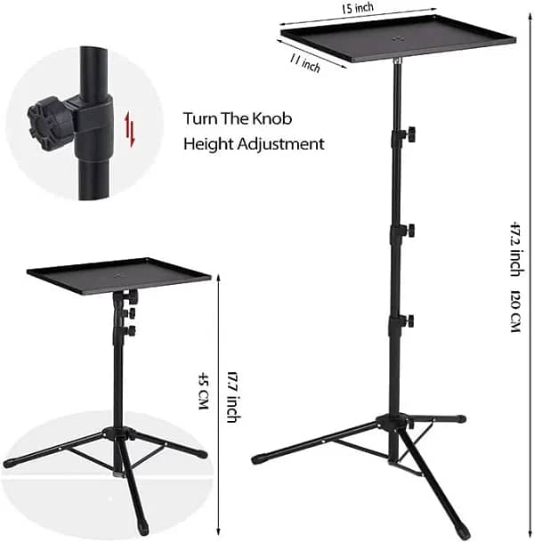 Portable Projector And Laptop Stand Table Tripod 0