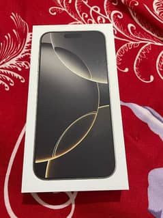 Brand new 16 Pro Max Desert Titanium 256GB