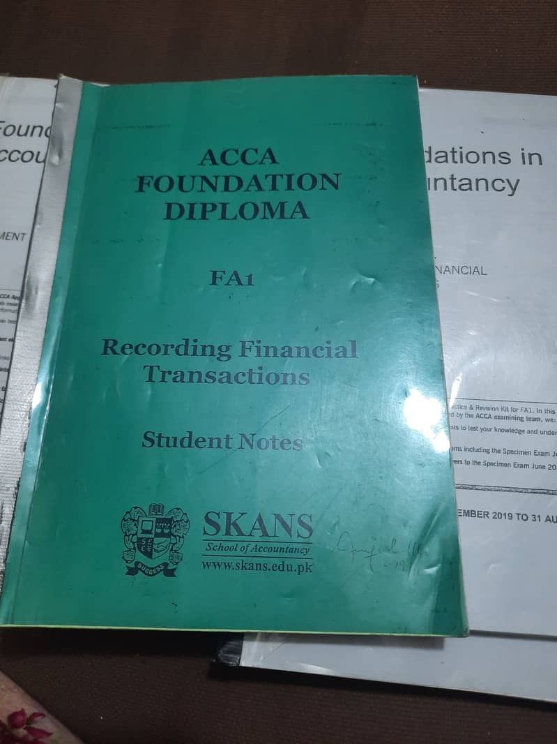 acca Fa1 Ma1 bbp textand kit and fa1 skans notes 3