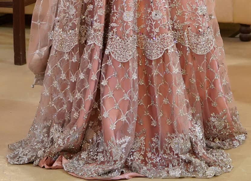 walima bridal maxi dress bridal dress for walima maxi HIGH-Quality net 5