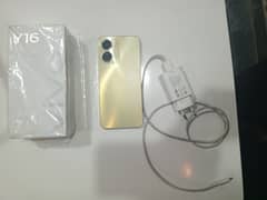 vivo y16 4GB 64GB with box charge 100% ok urgent sale 0