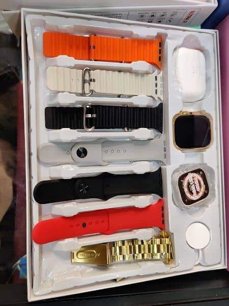 i20 ultra max smart watch 10 in 1 set box pack 1