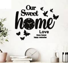 Beautiful Sweet Home Wall Clock For Your Home