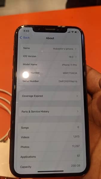 Iphone 11 PRo 256GB Dual Approved 8