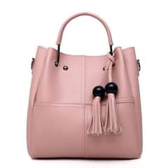 Elegant & Affordable: Women's PU Leather Plain Handbag Set - Only 2100