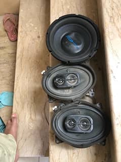 SEAVEY AUDIO WOOFER AND SPEAKERS SET