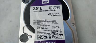 PC 2tb hard drive WD purple with games,HDD,ssd