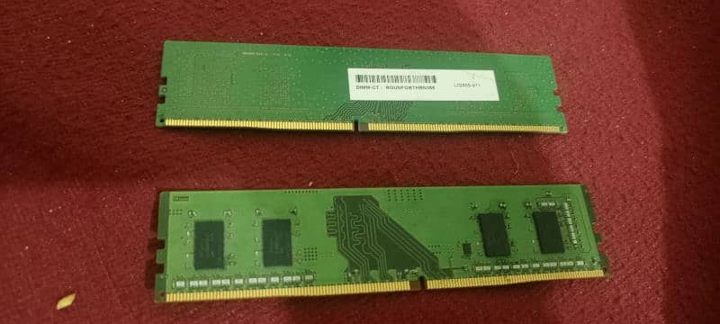 2 * 4GB RAM DDR4 USED
2666MHZ 1