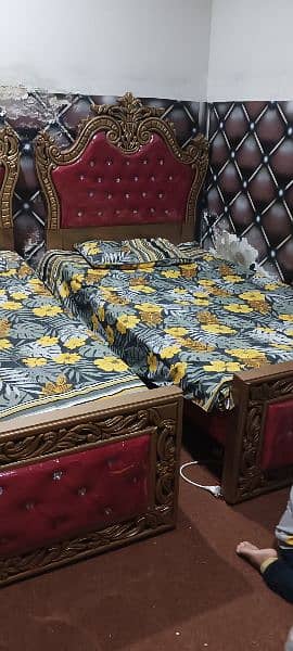 almost new single bed set for sale 3