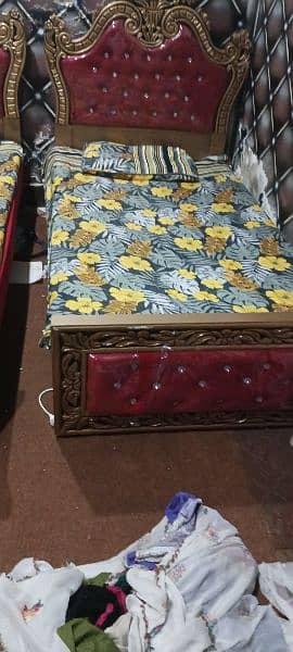 almost new single bed set for sale 7