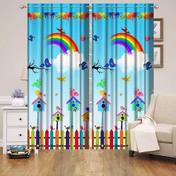 Digital curtain design kids Room Available All design print 2