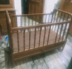 baby cot pure wooden