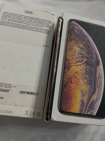 iphone xsmax single sim approved FU with box face id ok 3