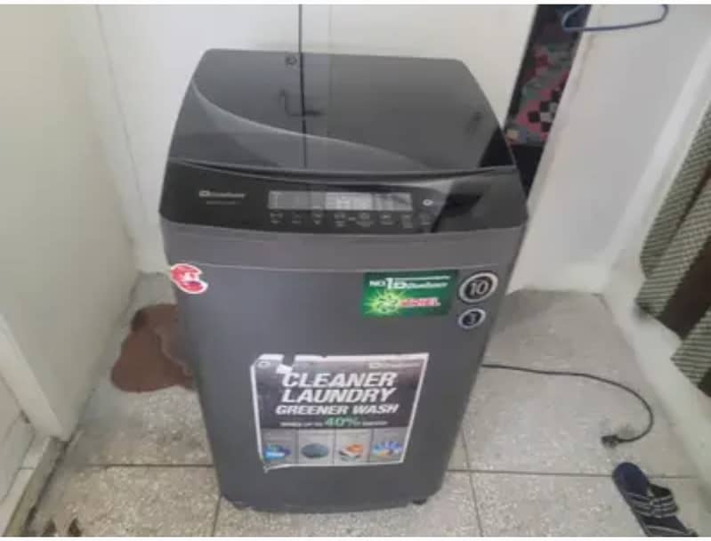 Full touch dawlance 11kg washing machine 8 yrs in warranty left 4