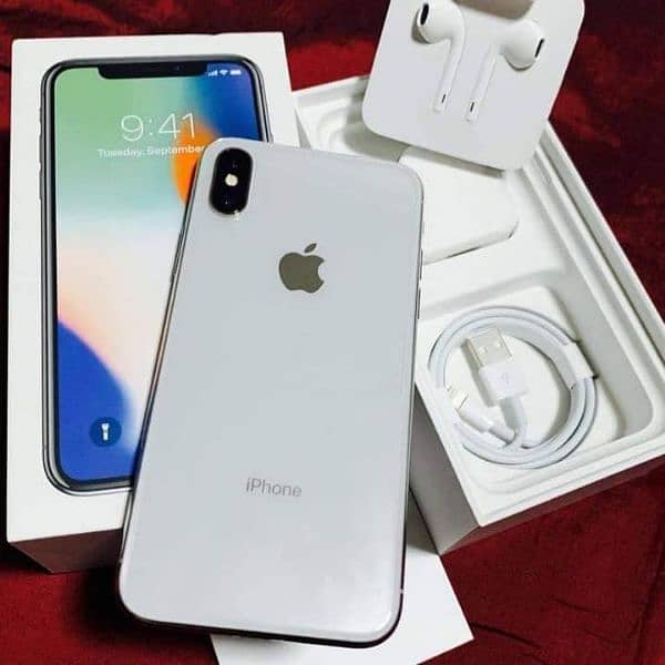 Iphone x Stroge 256 GB PTA approved for sale 03220732804 My Whatsapp 0