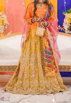 Mehndi Bridal Lehnga