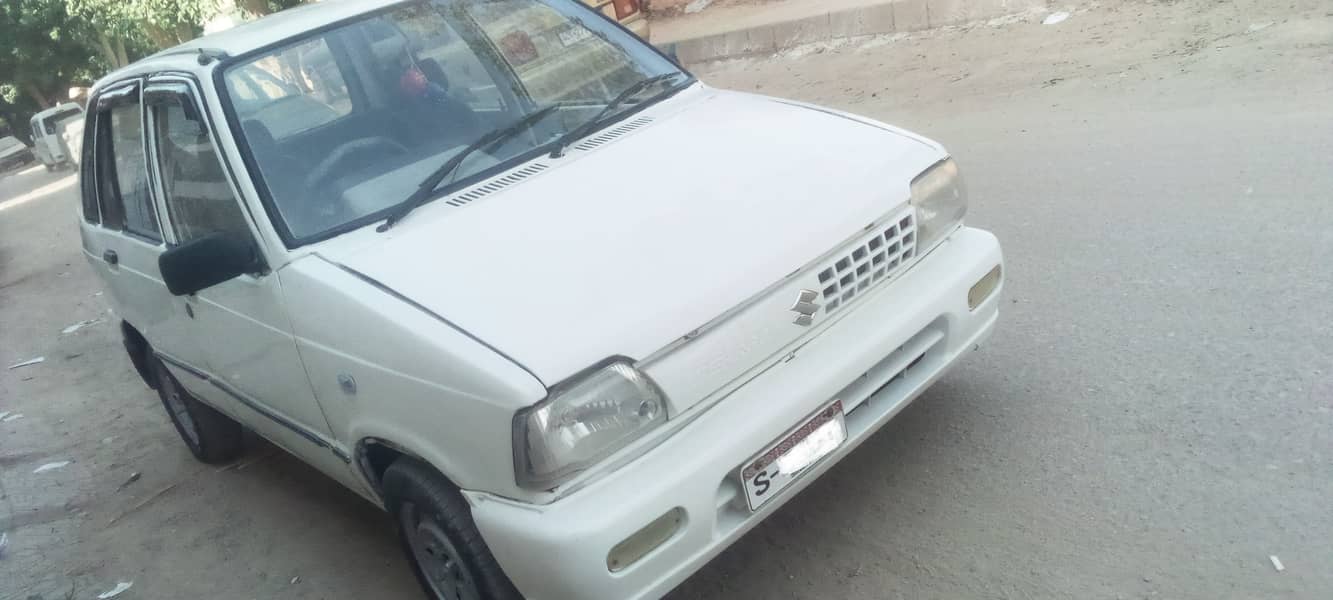 suzuki mehran 1991 model good condition white colour. petrol 1