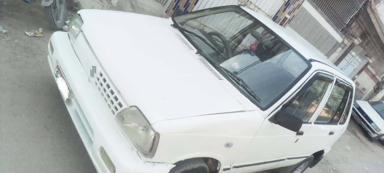 suzuki mehran 1991 model good condition white colour. petrol 2