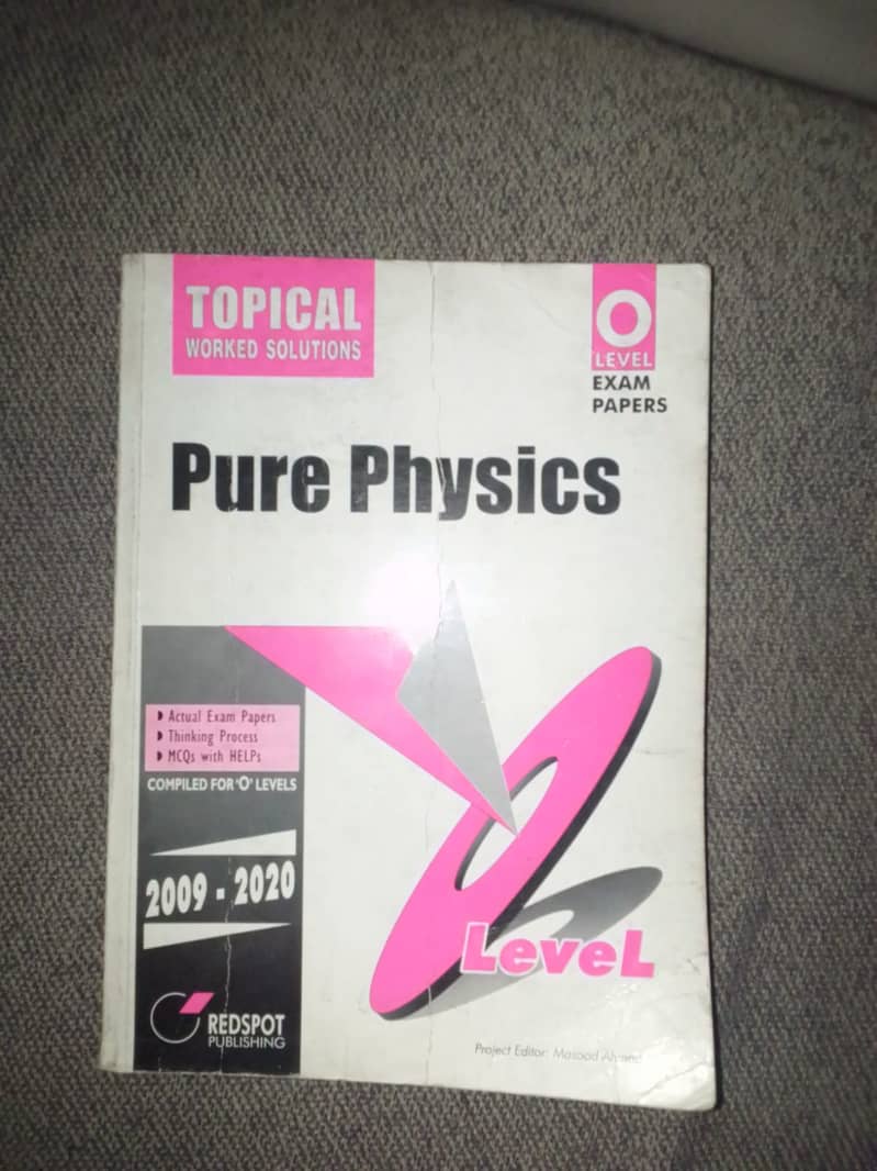 Pure Physics O Levels Topicals Redspot Publishing 0