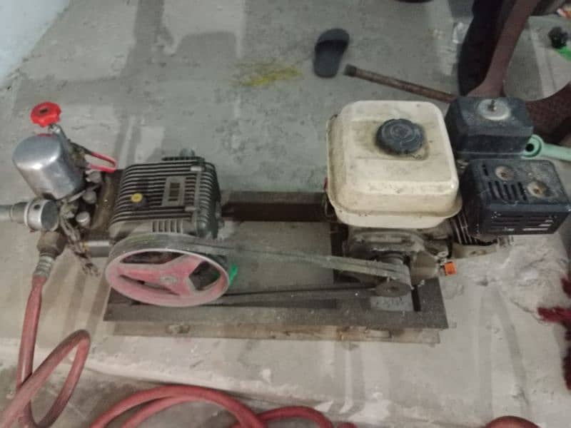 service station generator and presser pump 1