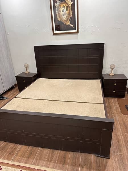 King Size Double Bed Set good conditon 2