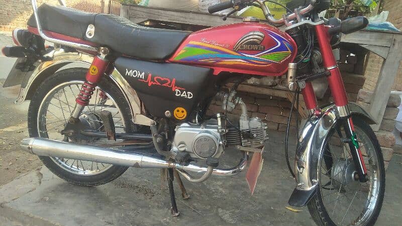 crown bike 70cc for sale 12