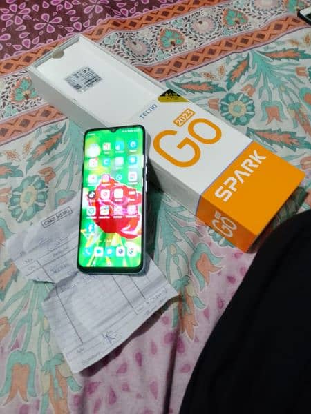 Tecno spark go 2023 ONE HAND USE TILL NOW 03702632202 2