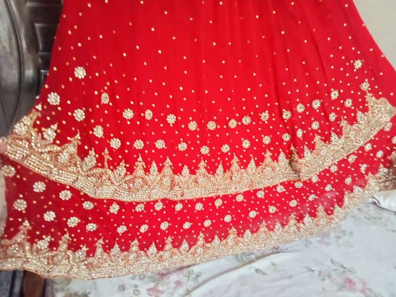 Dulhan  branded bridal lehnga one time used like new03186540425 3